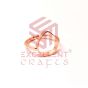 Dome Shape Metal Antique Finish Gold Jhumka Base Design 75