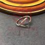Excellentcrafts Adjustable Triangle Shape Brass Open Back Head finger ring  For Jewellery Making /Resin Art - Pack of 1 PC