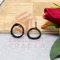 Leaf Shape Metal Antique Finish Gold Color Stud Design 3