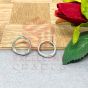Leaf Shape Metal Antique Finish Gold Color Stud Design 3
