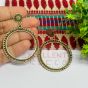 Quality Jhumka Earring Bezels Bases – (1 Pair) for DIY Resin Art Jewellery – Antique Gold 