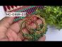 Excellent crafts circle  oxidised loreal earrings