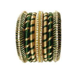 Silk thread designer bangles on sale