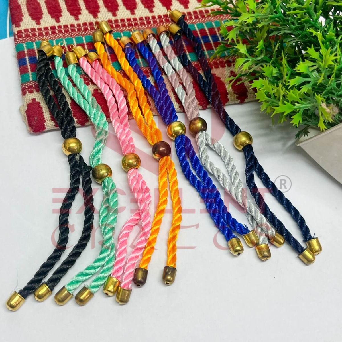 Silk Thread Adjustable Bracelet Rakhi Chain